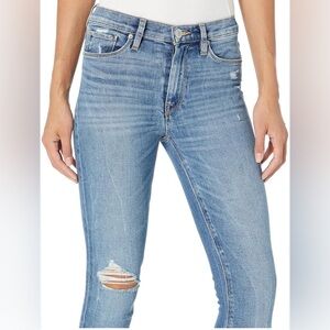 Classic Light Blue Distressed Women’s Jeans Hudson